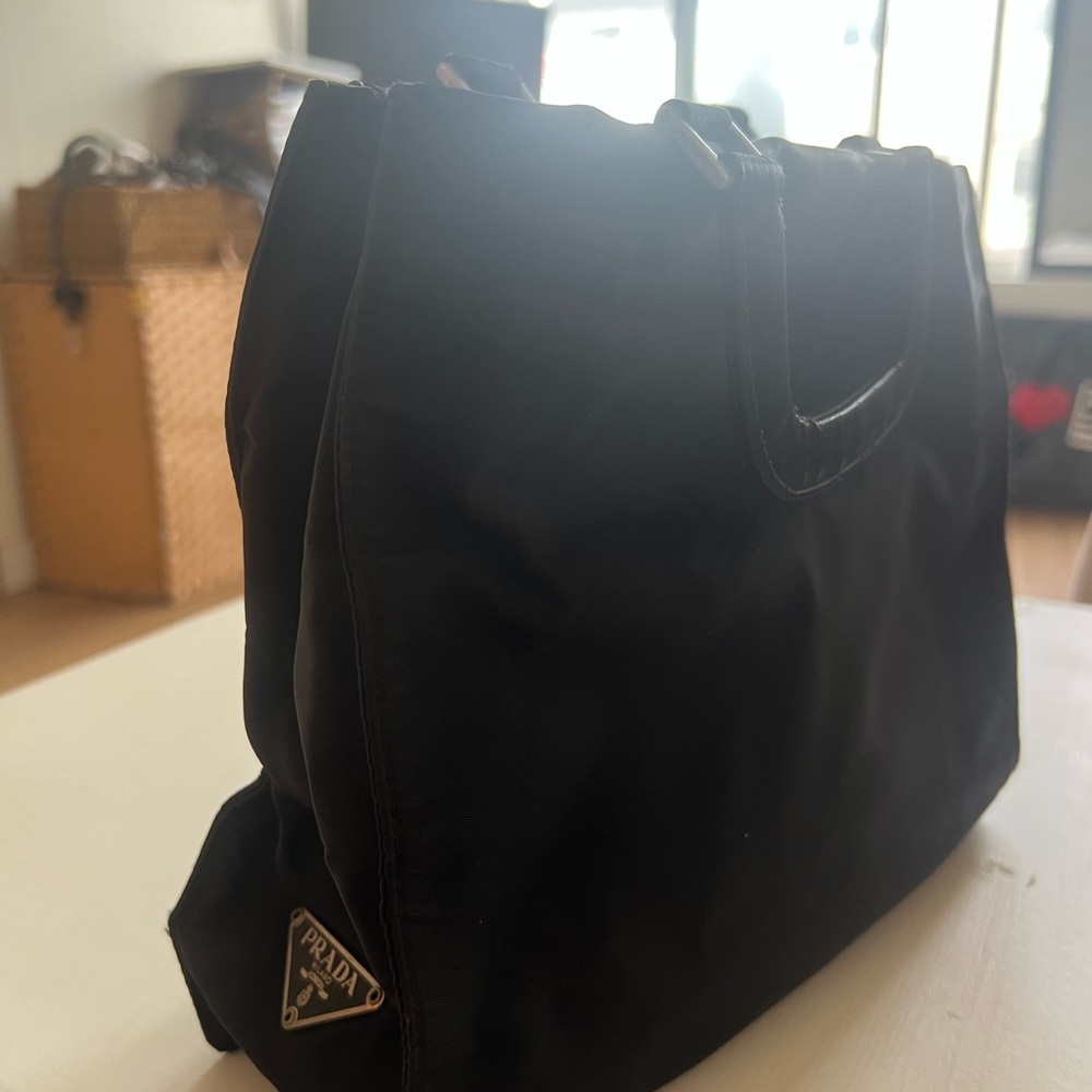 Prada Black Mini Nylon Women's Handbag - Picture 6 of 16